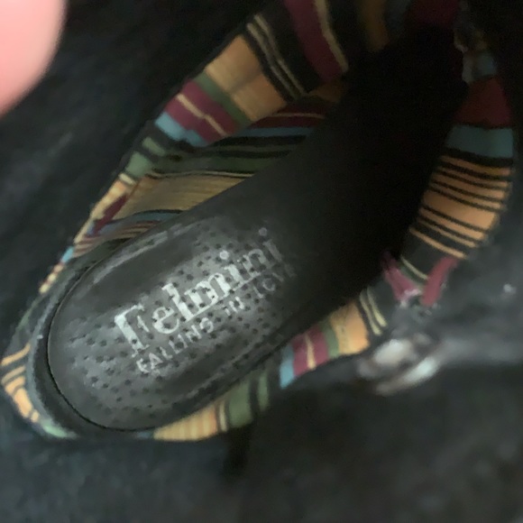 felmini falling in love boots black metallic booties - Picture 10 of 12